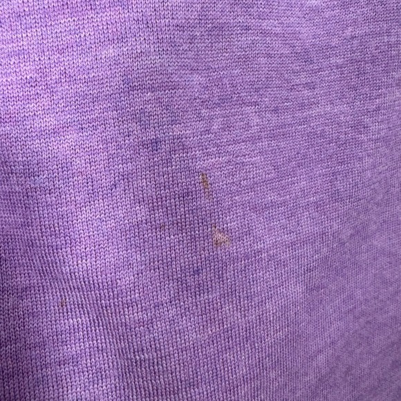 EILEEN FISHER Sweater Large Lavender Merino Wool Scoop Neck Long Sleeve Hi - Picture 4 of 7